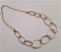 Necklace Soprana Gioielleria Woman in Yellow Gold CG8601 OG ANELLI OVALI - CG8601 OG ANELLI OVALI